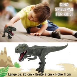 Trex Indominus Rex Dinosaur in Cage, Giant Dino with Movable Mouth, XXL Jurassic Toy, T-Rex Raptor Figure, Biting Velociraptor