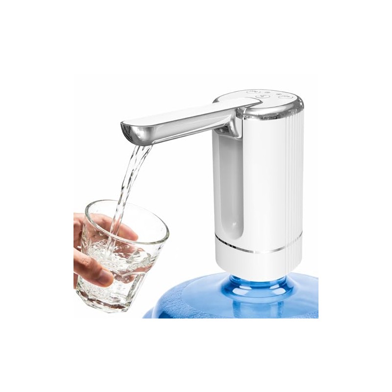 Water Dispenser Pump for 5 Gallon Water Bottles, USB Type-C