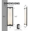 zeyu LED Indoor Wall Sconce, 20W Modern Dimmable Wall Mount