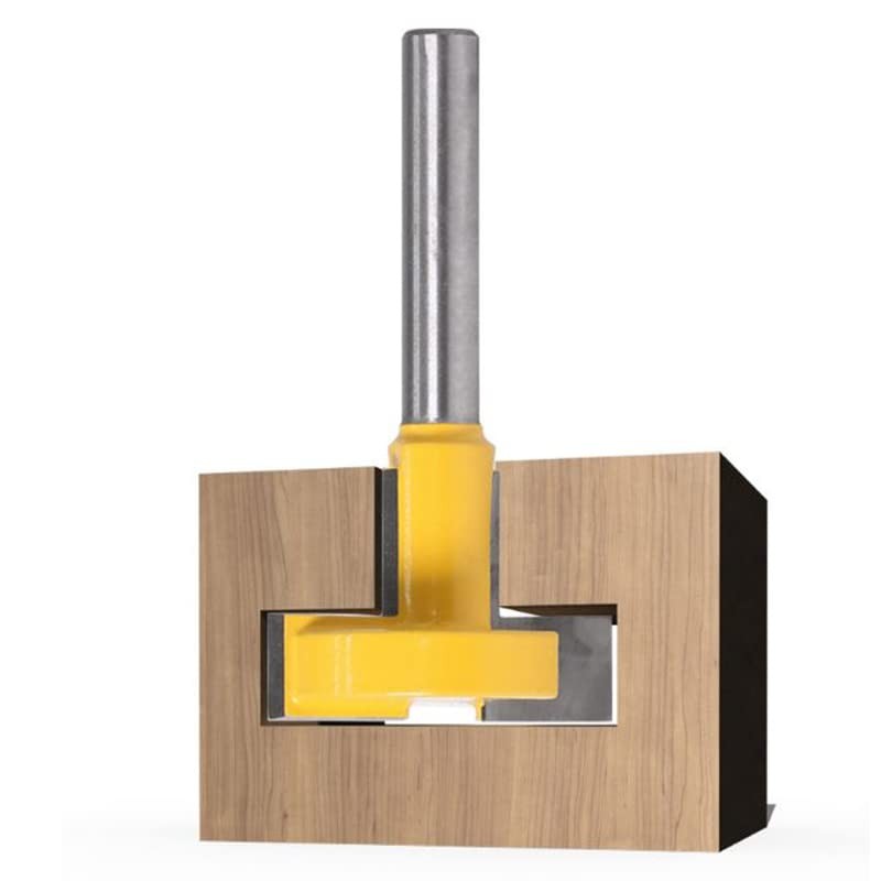 Bestgle 1/4" T-Slot and T-Track Router Bit, Keyhole Router Bit