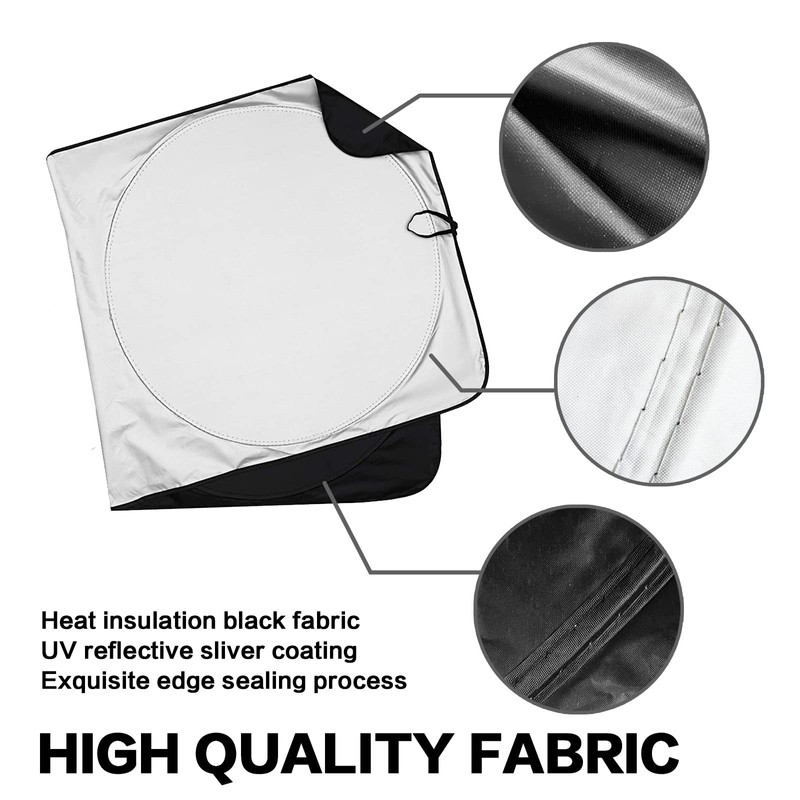 Leopard print Windshield Sun shade, Front Window Sun Shade for