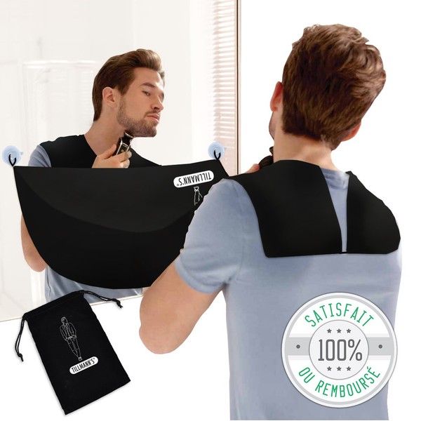 Tillmann 'S Apron Beard Men/Storage Case/Includes 2 Suction Cups Extra, Black