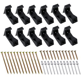 KOBSAINF Relief Wood Floor Repair Kit Can be Safely Used on Any 5/8 inch or Thicker subfloor(Black,12 Pcs)