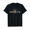 Pro Life Choose Life Conservative - Catholic Anti-Abortion T-Shirt