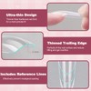 Plman 240 PCS Sandwich Nail Dual Forms, Nail Extension Kit