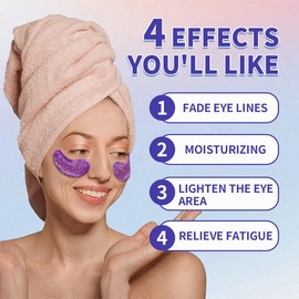 Lingyun 28 Pairs Under Eye Patches,Natural Collagen Eye Mask,Under Eye Patches for Wrinkles Puffy Eyes, Dark Circles, Eye Bags,Puffiness Under Eye Treatment Skin Care Products Both Men&Women