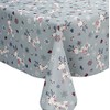 Karina Home Scandi Christmas Reindeer PVC Vinyl Wipe Clean Oilcloth