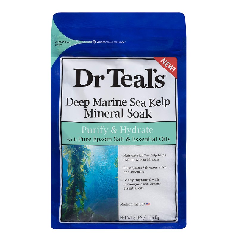 Dr Teal's Deep Marine Sea Mineral Soak, Purify & Hydrate,