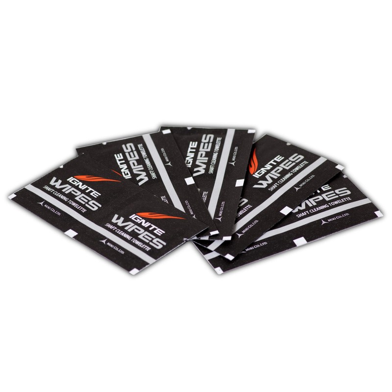 Ignite Wipes Pool Billiard Cue Shaft Cleaning Towelettes 10 pcs