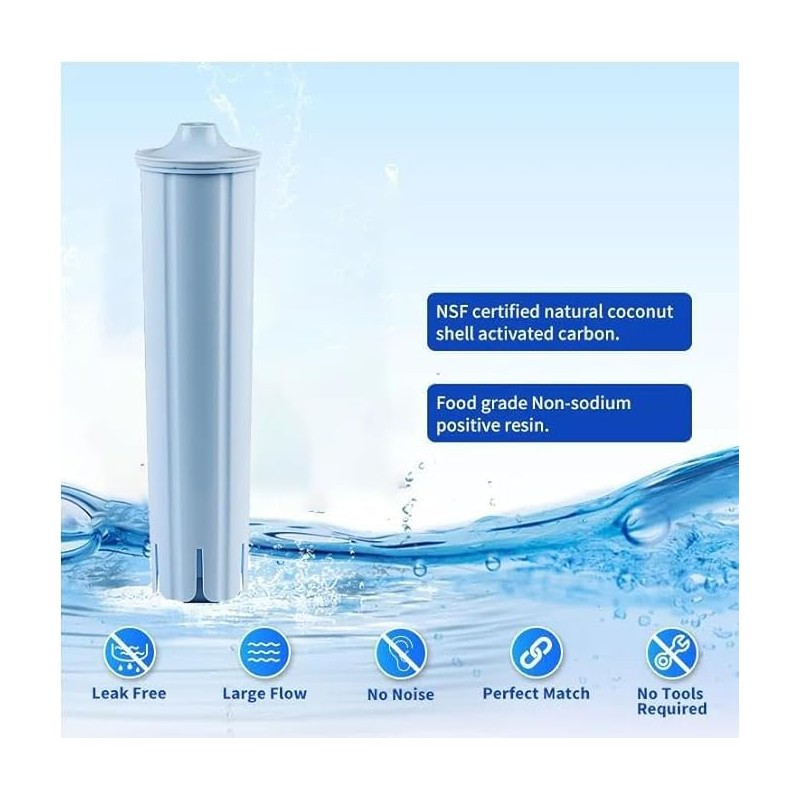 1-Pack Spring Source CMF001 Coffee Machine Water Filter Replacement For
