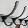 SKOLOO Coat Rack Wall Mounted - 6 Hooks, Pack of