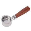 51mm Bottomless Portafilter 2 Ears Stainless Steel Basket and Redwood