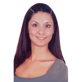 Set of 8 JCGY Snap Clip Barrettes Sparkly Crystals Thin Hair Barrettes NM86350-15-8