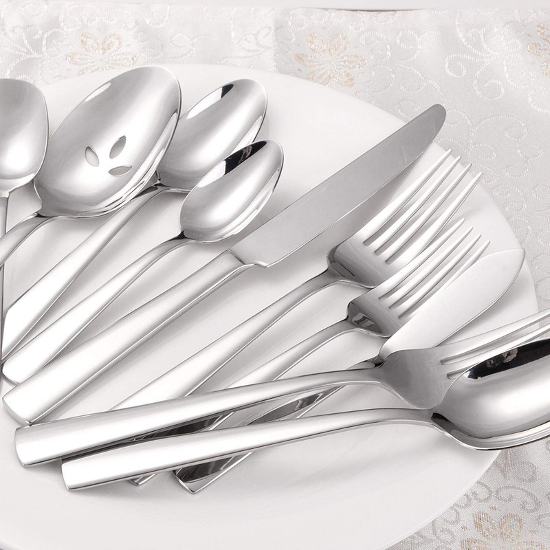 45-Piece Silverware Set Flatware Cutlery Set Service for 8, Durable
