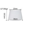Loxton Lighting Cotton Drum Lampshade Pendant - (12inch 30cm Dia)