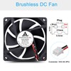 GDSTIME 80mm x 20mm 8020 12V Dc Brushless Cooling Fan
