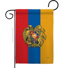 Breeze Decor Armenia Garden Flag Regional Nation International World Country Particular Area House Decoration Banner Small Yard Gift Double-Sided, Made in USA