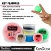 CanDo 10-2613 Theraputty Plus Hand Exercise Putty, Green, 3oz, Medium
