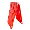 Folding Plastic Spinal Board Stretcher, Water-Floatable Lightweight Rescue Stretcher, Compact