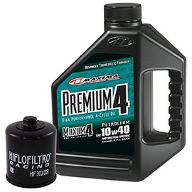 MaxHiflo PMOCK6 Premium Motorcycle Oil Change Kit for Kawasaki Versys