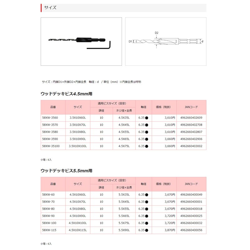 suta-emu For Wood Deck Plates Replacement Bore 4.5 X 10