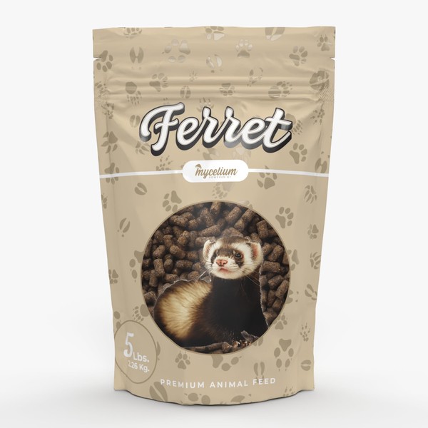 Mycelium Premium Ferret Feed – Organic, Non-GMO, High Nutritional Value