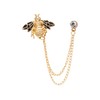 A N KINGPiiN Lapel Pin for Men Bee with Hanging