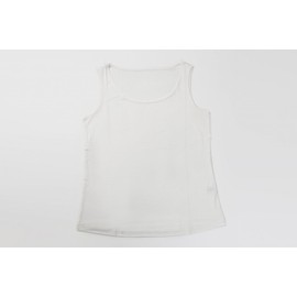 utatane, Sonny, Silk 100% Cotton Sheeting Tank Top , , , whites,