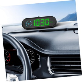 Alipis Car Speedometer Display Digital with Real Alarm Colorful Windshield Accessory for Enhanced Safety and Easy Installation