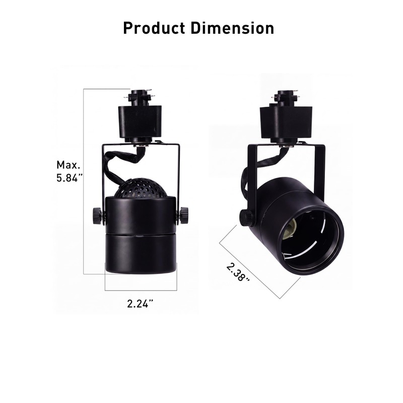 [6 Pack] CLOUDY BAY H Type Track Lighting Heads to