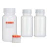3x Wide-Neck Bottles Made of LDPE with Screw Closure, Chemical