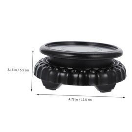 Mipcase Wooden Plant Stand for Kitchen Counter Rustic Flowerpot Display Pedestal Versatile Holder for Home Decoration for Planters and Crafts Height Base