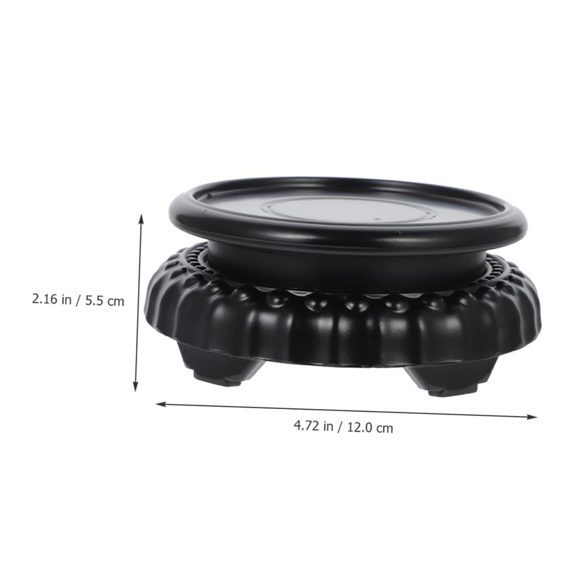 Mipcase Wooden Plant Stand for Kitchen Counter Rustic Flowerpot Display