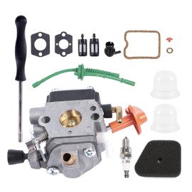 Worldthump Carburetor Repair Kit, C1Q-S174 C1Q-S176 C1Q-S173 4180-120-0611 4180-120-0610 1Set Carburetor Kit for STIHL FS90R FS110R FS90 FS100RX FS110 HL90 HL95 KM90 KM90R KM100 Trimmer