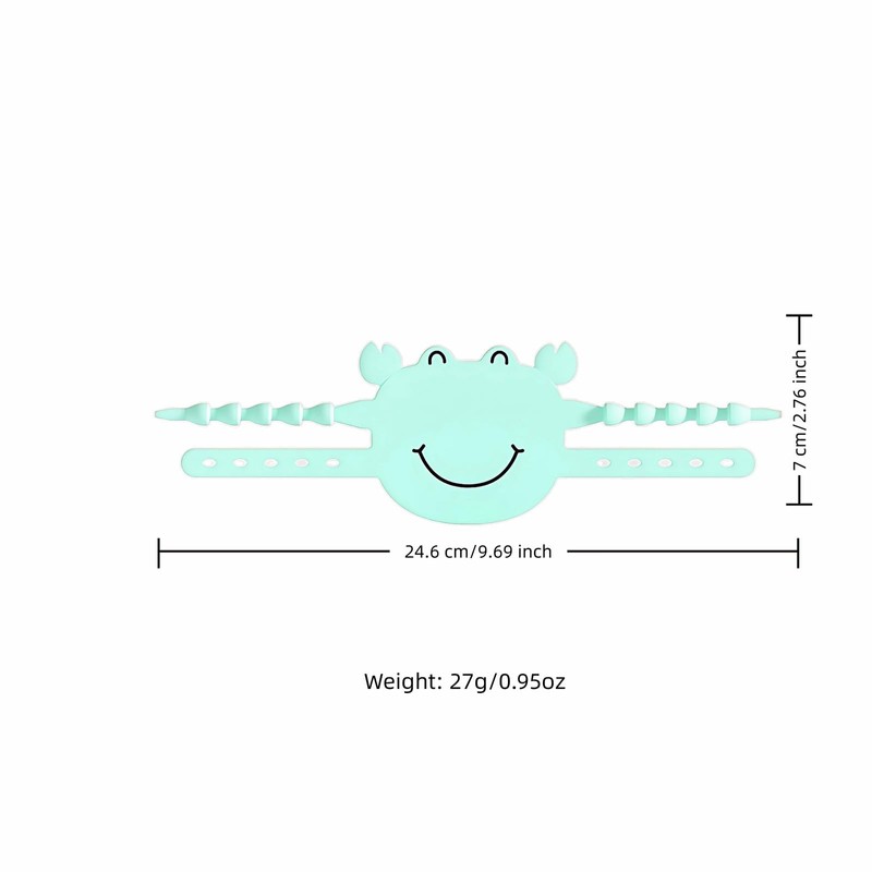 Soft Cartoon Door Silencer Lock Sleeve Buffer,Adjustable Silicone Door Latch