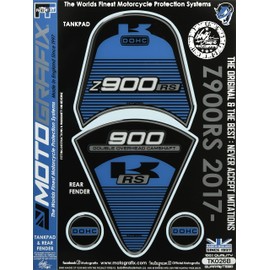 MOTOGRAFIX Z900RS (17-20) Tank Pad Tail Pad Set Blue/Black