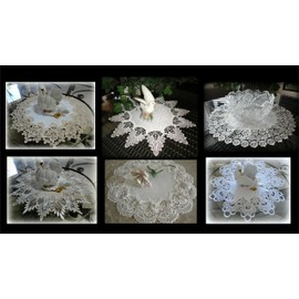 Galleria di Giovanni Lace Doilies Set of Six Sampler Pack Dresser Topper Lot