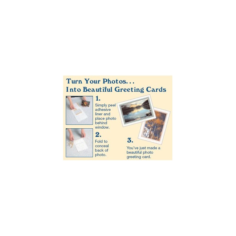 Photographer's Edge, Photo Insert Card Sample Pack, 16 Colored Cards,