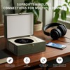 Yintiny Portable CD Player with Bluetooth, Wireless Remote, Leather Casing