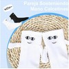 Calcetines de pareja magnéticos con manitas – 2 pares divertidos