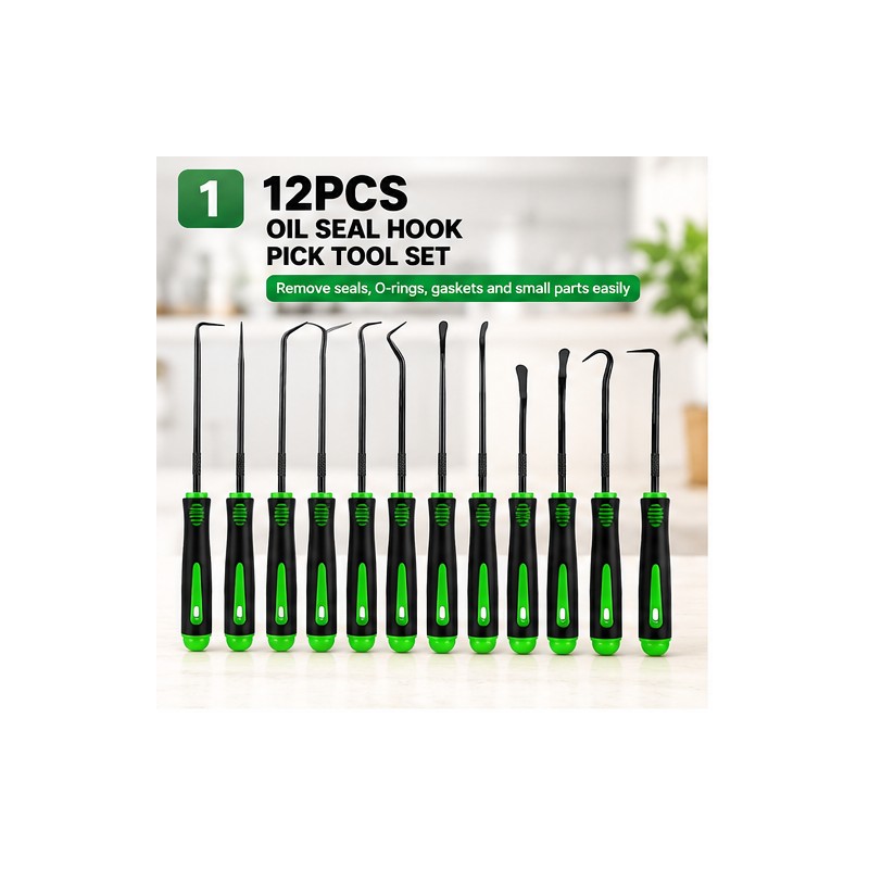 Automotive Pick and Hook Tool Set for O-Ring, Seal and