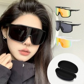 Sports Sunglasses Goggles for Golf, Tennis, Fishing, Running, Cycling, Hiking & Jogging UV Protection #2 White Frame