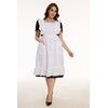 LilMents Long Maxi Cotton Ruffle Apron with Pockets, Small to