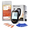 FORA Black Uric Acid Meter with 10 Test Strips +