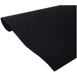Marine Upholstery Durable Un-Backed Automotive Trim Carpet 72" x 24" Mini Roll (Black 24" x 72")