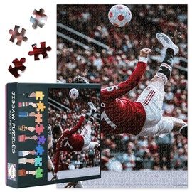 1000 Piece Portuguese Football Legend Jigsaw Puzzle: Euro Champions Tribute Art on Archival Paper, Museum-Grade Collectible for Adult Fans & Memorabilia Enthusiasts, 27.5x19.7 Inch