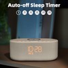 Sound Machine Alarm Clock for Bedrooms: Bluetooth 10W Stereo Sound