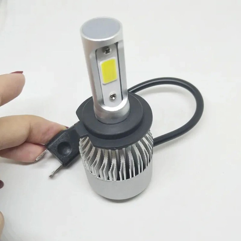 Bricologht DOT NEW 7x6" GLASS LED Headlight Hi/Lo Beam 120W