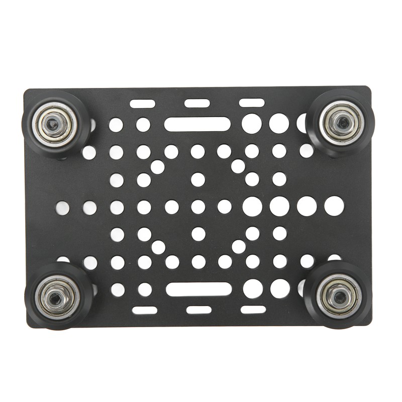 Gantry Plate Aluminum High Strength Gantry Board Black Anodized 3D