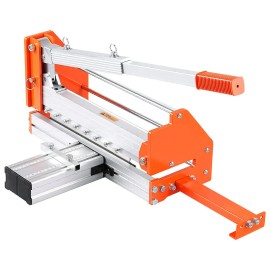 12 Inch Labor-Saving Aluminum-Alloy Lever Telescoping Su 12mm Thick Vinyl Floor Cutter Laminated Flooring Upgraded 12 ModelMax. Cutting Size: 10-13 mm, Blade Size: 12 inch